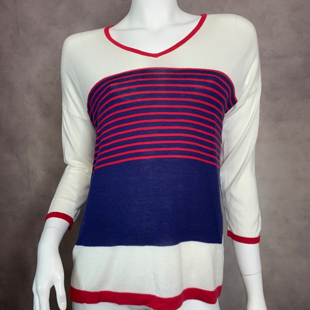NWT The Limited Striped Sweater Lightweight Knit S